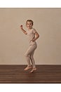 view 5 of 5 Kids Ribbed Basic Tee in Natural