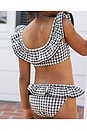 view 4 of 8 Margot Bikini in Black Gingham