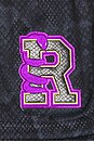 view 6 of 6 SHORT SNAKESKIN in Black
