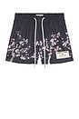view 5 of 6 SHORT CHERRY BLOSSOM in Black