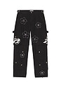 view 9 of 9 Convertible Quilted Cargo Pants in Black