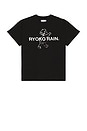 view 4 of 4 BUTTERFLY 티셔츠 in Black