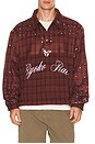 view 1 of 5 CAMISA RHINESTONE in Maroon
