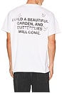 view 2 of 4 Butterfly Garden Tee in White