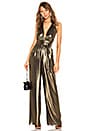 view 1 of 3 Renee Jumpsuit in Gold
