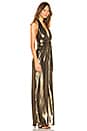 view 2 of 3 Renee Jumpsuit in Gold
