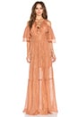 view 1 of 4 Danielle Maxi Dress in Terracotta