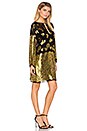 view 2 of 4 Iris Shift Dress in Black & Gold
