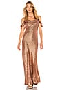 view 2 of 3 Cecilia Gown in Copper