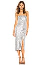 view 1 of 4 Krista Dress in Silver