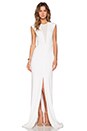 view 1 of 4 Amara Sheer Inset Maxi Dress in Pure White