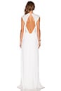 view 3 of 4 Amara Sheer Inset Maxi Dress in Pure White