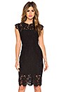 view 1 of 4 Suzette Lace Mini Dress in Black