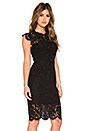 view 2 of 4 Suzette Lace Mini Dress in Black
