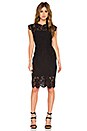 view 4 of 4 Suzette Lace Mini Dress in Black