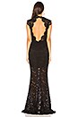 view 3 of 3 Estelle Cut Out Back Maxi Dress in Black