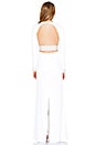 view 3 of 4 MAXIVESTIDO BACK CUTOUT in White