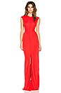 view 1 of 3 Selma Cut Out Gown in Red
