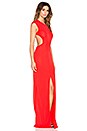 view 2 of 3 Selma Cut Out Gown in Red