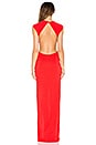 view 3 of 3 Selma Cut Out Gown in Red