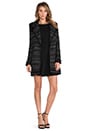 view 1 of 4 Aria Tweed Coat in Black