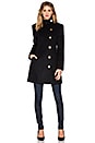 view 2 of 4 Vince Coat in Black & Camel