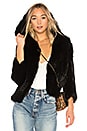 view 1 of 4 Rose Fur Jacket in Black