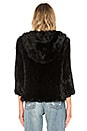 view 3 of 4 Rose Fur Jacket in Black