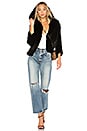 view 4 of 4 Rose Fur Jacket in Black