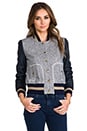 view 2 of 6 Ryder Baseball Jacket in Admiral
