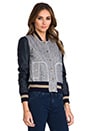 view 3 of 6 Ryder Baseball Jacket in Admiral
