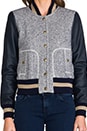 view 5 of 6 Ryder Baseball Jacket in Admiral