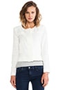 view 2 of 5 Halloway Boxy Banded Jacket in White