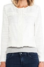 view 5 of 5 Halloway Boxy Banded Jacket in White