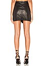 view 3 of 4 Danae Leather Skirt in Black