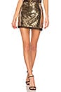 view 1 of 5 JUPE COURTE FINN in Gold