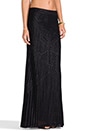 view 2 of 7 Pearl Sequin Maxi Skirt in Black