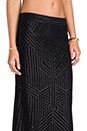 view 5 of 7 Pearl Sequin Maxi Skirt in Black