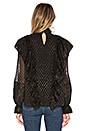 view 3 of 5 Sienna Top in Black & Gold