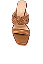 view 4 of 4 MULES TARA PEEP TOE in Cognac