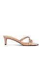 view 1 of 5 Strappy Kitten Heel Mule in Nude