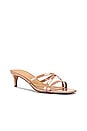 view 2 of 5 Strappy Kitten Heel Mule in Nude