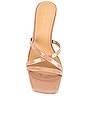 view 4 of 5 Strappy Kitten Heel Mule in Nude
