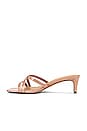 view 5 of 5 Strappy Kitten Heel Mule in Nude