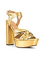 view 2 of 5 Strappy Platform Sandal in Gold