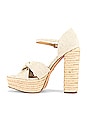 view 5 of 5 Knotted Platform Sandal in Natural