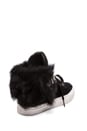 view 4 of 5 Sneaker with Sheep Fur Trim in Black