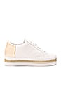 view 1 of 6 Collette Sneaker in White & Gold