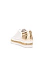 view 3 of 6 Collette Sneaker in White & Gold