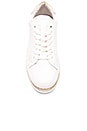 view 4 of 6 Collette Sneaker in White & Gold